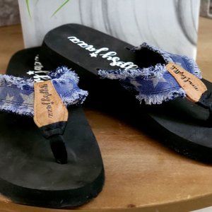 Encore Patriotic Flip Flops